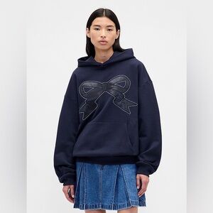 Sandy Liang x Gap Bow Hoodie